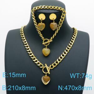 SS Jewelry Set(Most Women) - KS142653-BH