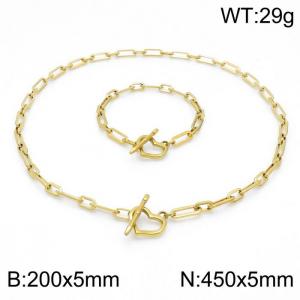 SS Jewelry Set(Most Men) - KS143958-Z