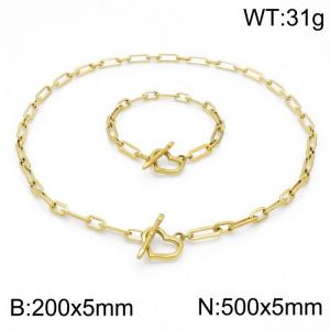 SS Jewelry Set(Most Men) - KS143959-Z