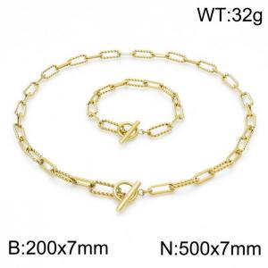 SS Jewelry Set(Most Men) - KS143975-Z