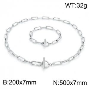 SS Jewelry Set(Most Men) - KS143979-Z