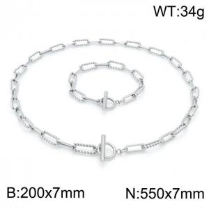 SS Jewelry Set(Most Men) - KS143980-Z