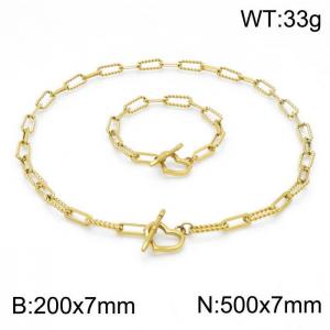 SS Jewelry Set(Most Men) - KS143983-Z