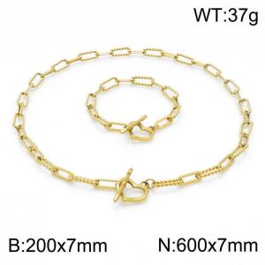 SS Jewelry Set(Most Men) - KS143985-Z
