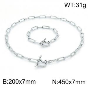 SS Jewelry Set(Most Men) - KS143986-Z
