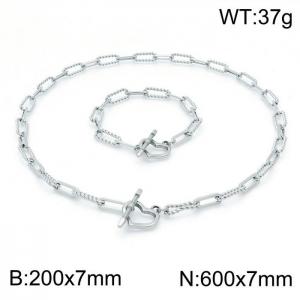 SS Jewelry Set(Most Men) - KS143989-Z