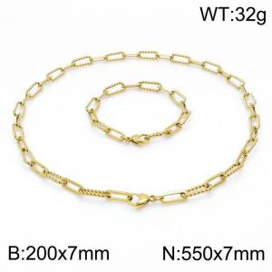 SS Jewelry Set(Most Men) - KS143992-Z