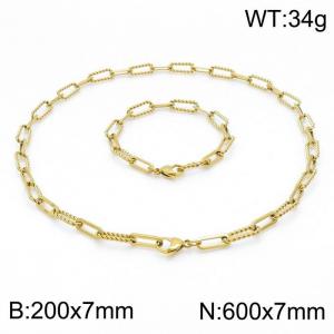 SS Jewelry Set(Most Men) - KS143993-Z