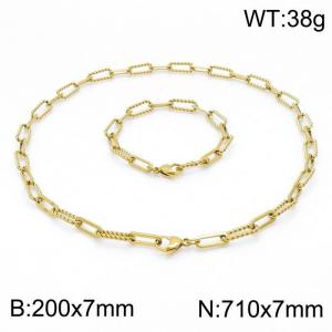 SS Jewelry Set(Most Men) - KS143995-Z