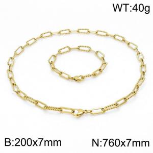 SS Jewelry Set(Most Men) - KS143996-Z