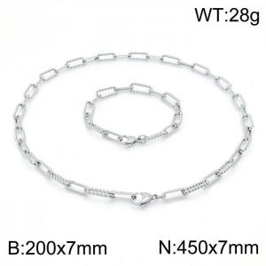 SS Jewelry Set(Most Men) - KS143997-Z