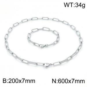 SS Jewelry Set(Most Men) - KS144000-Z