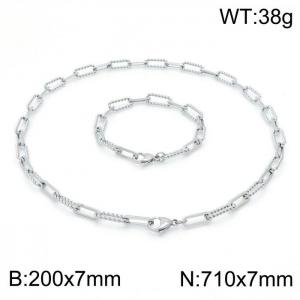 SS Jewelry Set(Most Men) - KS144002-Z