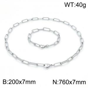 SS Jewelry Set(Most Men) - KS144003-Z