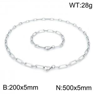 SS Jewelry Set(Most Men) - KS144005-Z
