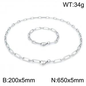 SS Jewelry Set(Most Men) - KS144008-Z