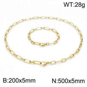 SS Jewelry Set(Most Men) - KS144012-Z