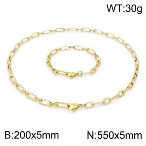 SS Jewelry Set(Most Men) - KS144013-Z