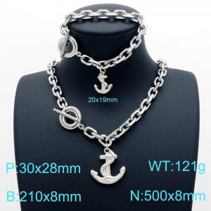 SS Jewelry Set(Most Men) - KS164345-Z