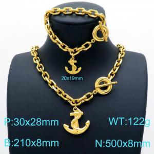 SS Jewelry Set(Most Men) - KS164346-Z
