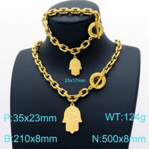 SS Jewelry Set(Most Men) - KS164350-Z