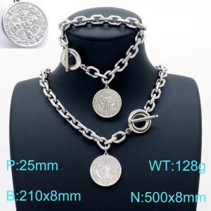 SS Jewelry Set(Most Men) - KS164351-Z
