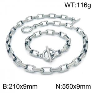 SS Jewelry Set(Most Men) - KS184724-Z