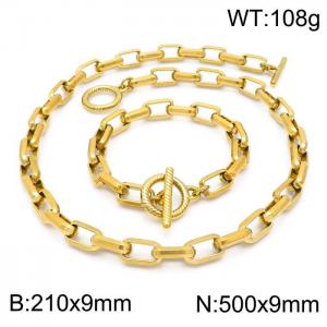 SS Jewelry Set(Most Men) - KS184727-Z