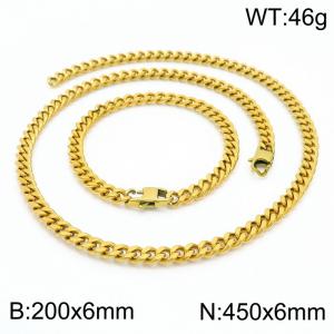 SS Jewelry Set(Most Men) - KS185187-Z