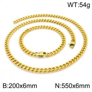 SS Jewelry Set(Most Men) - KS185189-Z