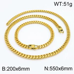 SS Jewelry Set(Most Men) - KS185209-Z