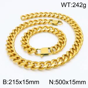 SS Jewelry Set(Most Men) - KS185278-Z
