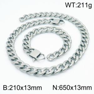 SS Jewelry Set(Most Men) - KS185296-Z