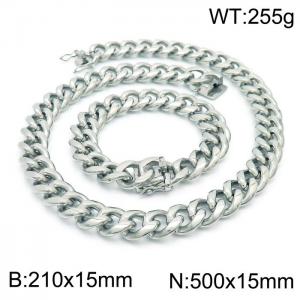 SS Jewelry Set(Most Men) - KS185298-ZC