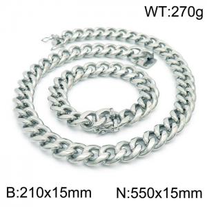 SS Jewelry Set(Most Men) - KS185299-ZC