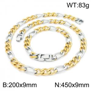 SS Jewelry Set(Most Men) - KS188763-Z