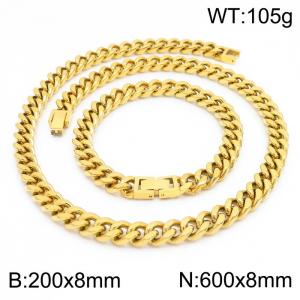 SS Jewelry Set(Most Men) - KS188808-Z