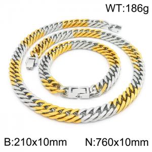 SS Jewelry Set(Most Men) - KS188901-Z