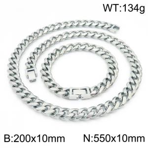 SS Jewelry Set(Most Men) - KS188939-Z