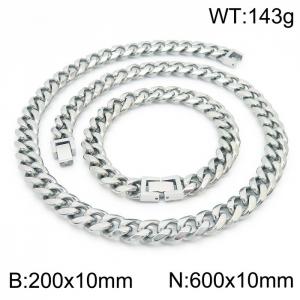 SS Jewelry Set(Most Men) - KS188940-Z