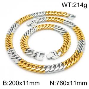 SS Jewelry Set(Most Men) - KS188999-Z