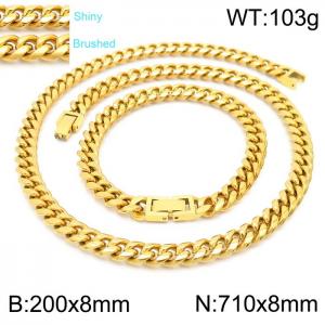 SS Jewelry Set(Most Men) - KS189056-Z