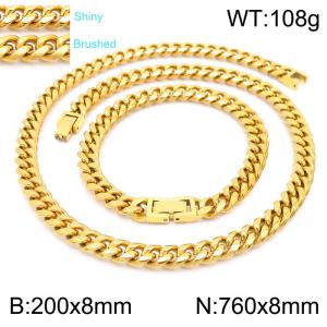 SS Jewelry Set(Most Men) - KS189057-Z