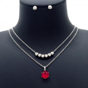 SS Jewelry Set(Most Women) - KS190366-NJ