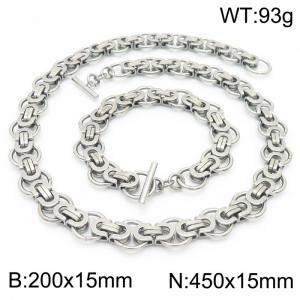 SS Jewelry Set(Most Men) - KS190825-Z