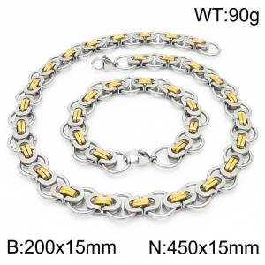 SS Jewelry Set(Most Men) - KS190828-Z