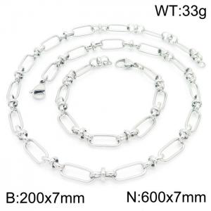 SS Jewelry Set(Most Men) - KS192096-Z
