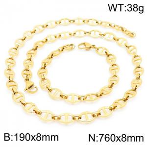 SS Jewelry Set(Most Men) - KS192142-Z