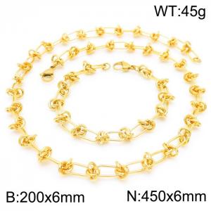 SS Jewelry Set(Most Men) - KS192192-Z