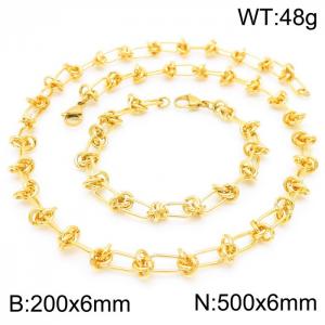 SS Jewelry Set(Most Men) - KS192193-Z